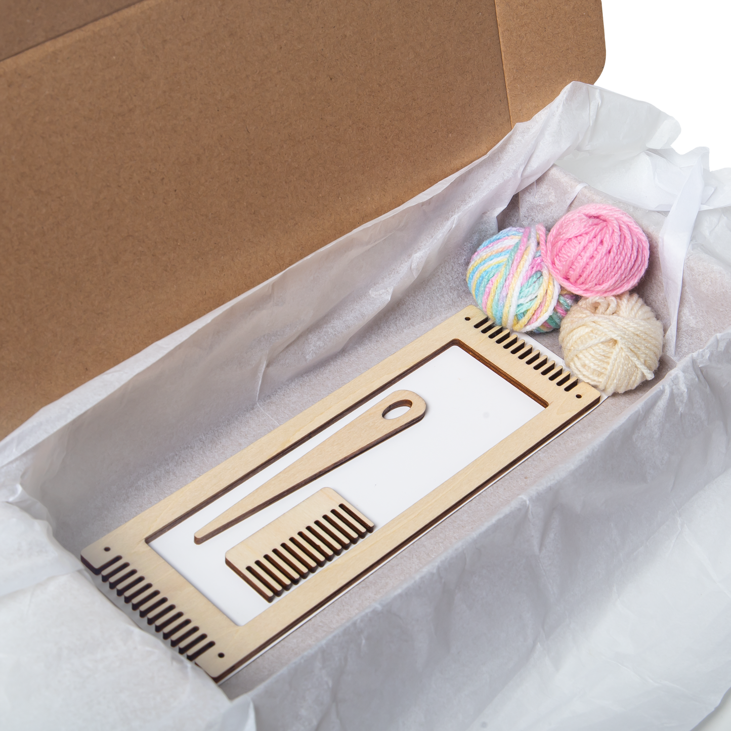 Bookmark Weaving Loom with Yarn