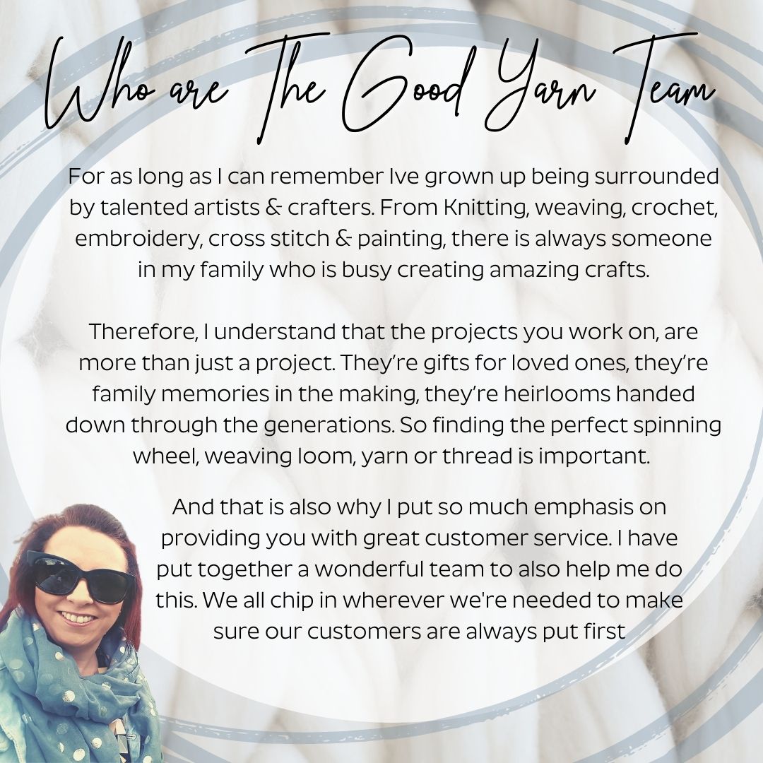 The Good Yarn About Us knitting online crochet store