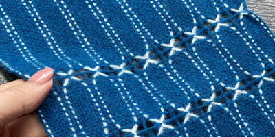 The Good Yarn Leno Lace Weaving on The Rigid Heddle Weaving Loom
