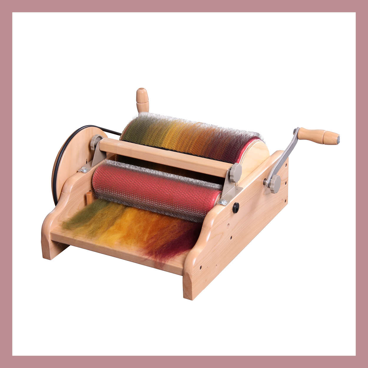 The Good Yarn Ashford Carding Drum Carder