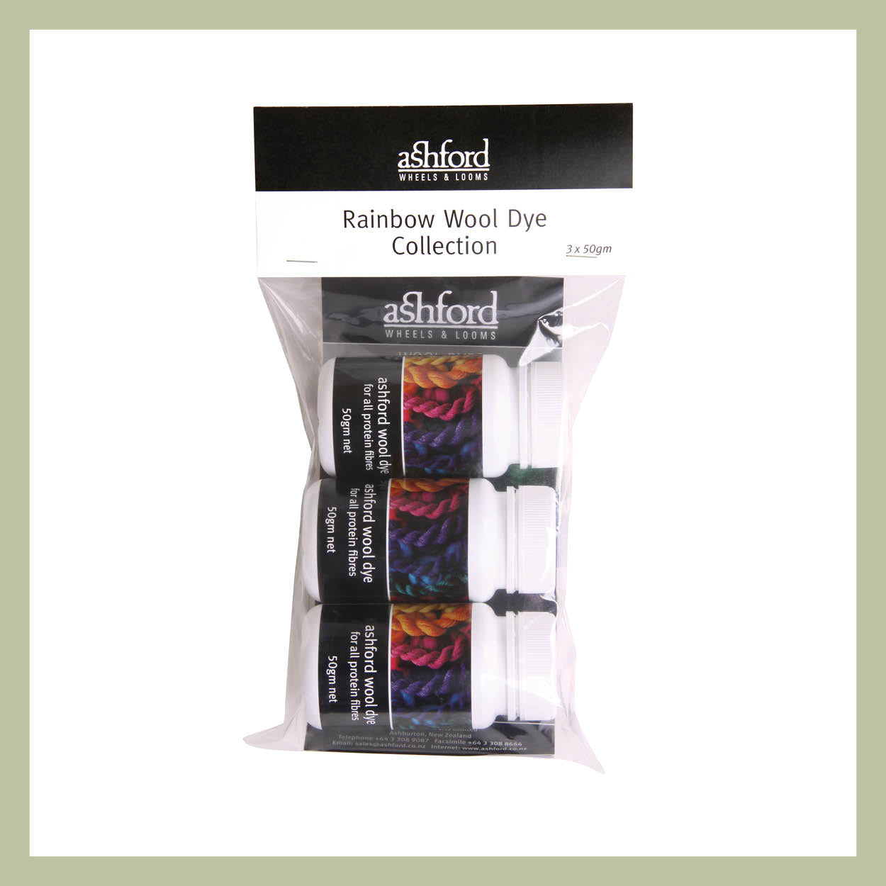 The Good Yarn Ashford Fibre Yarn Dye 50g
