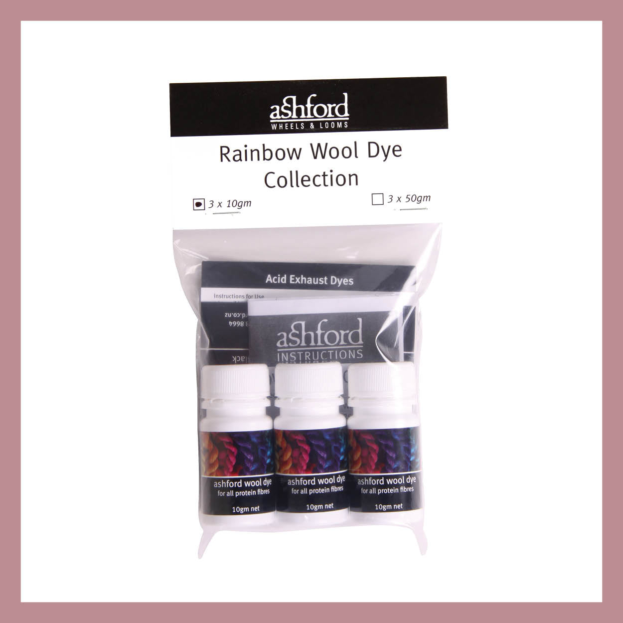 The Good Yarn Ashford Fibre Yarn Dye Collection