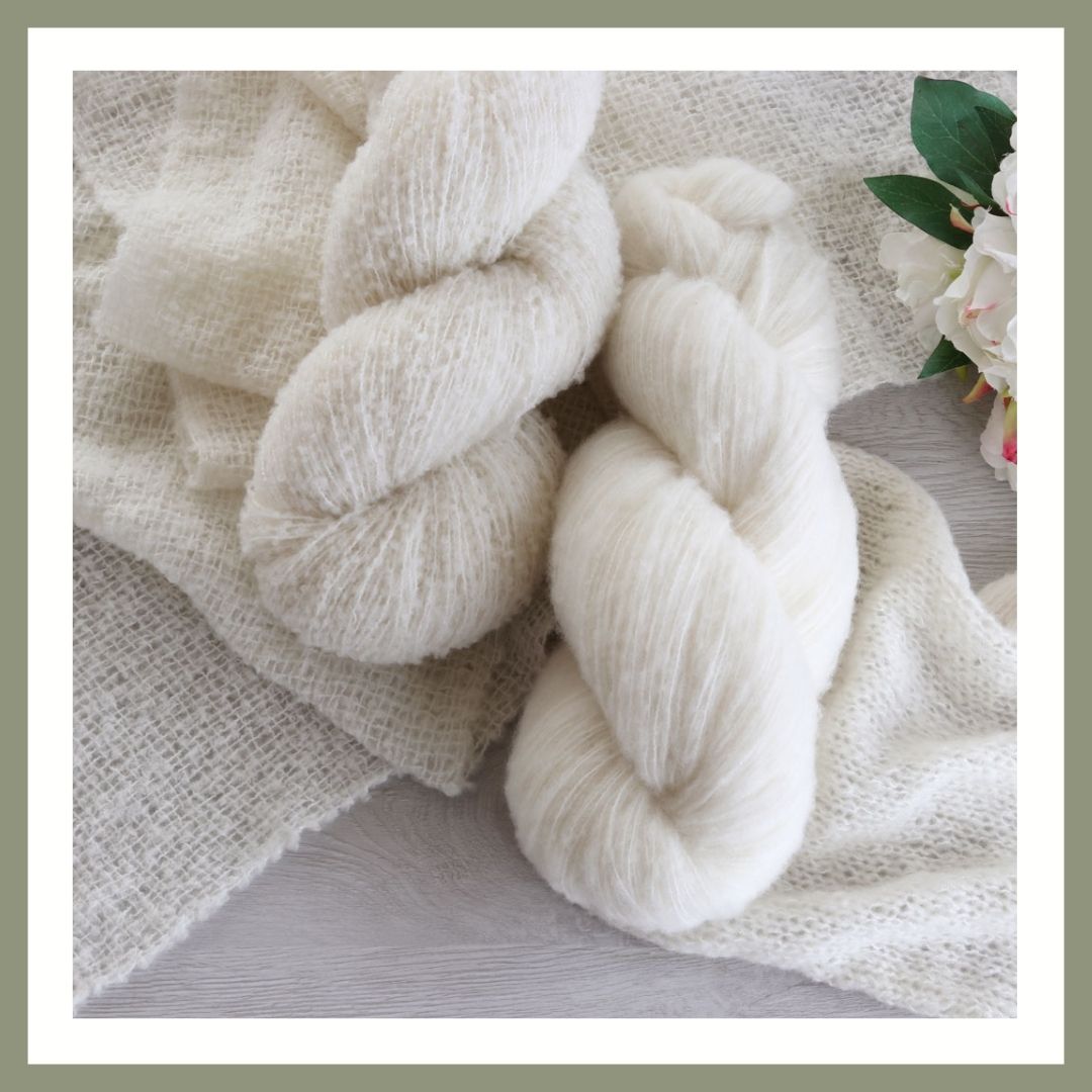 The Good Yarn Ashford Merino Boucle Weaving Crochet Fabric