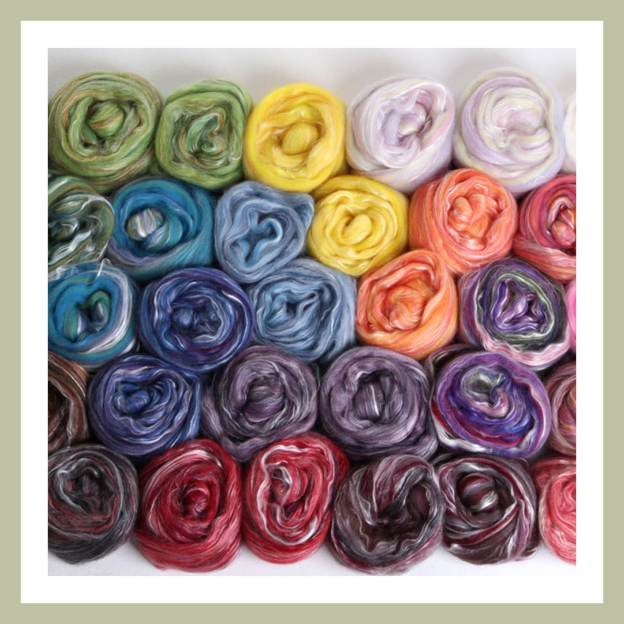 The Good Yarn Ashford Silk Merino Fibre Sliver 1kg