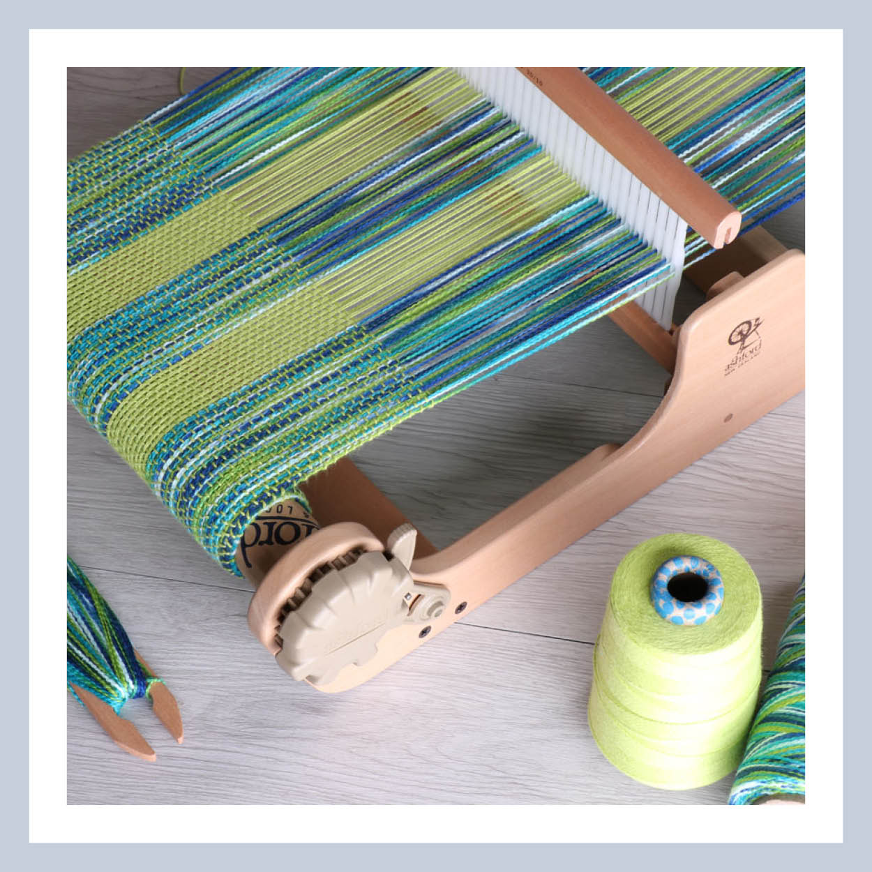 The Good Yarn Ashford Weaving Looms with Cotton