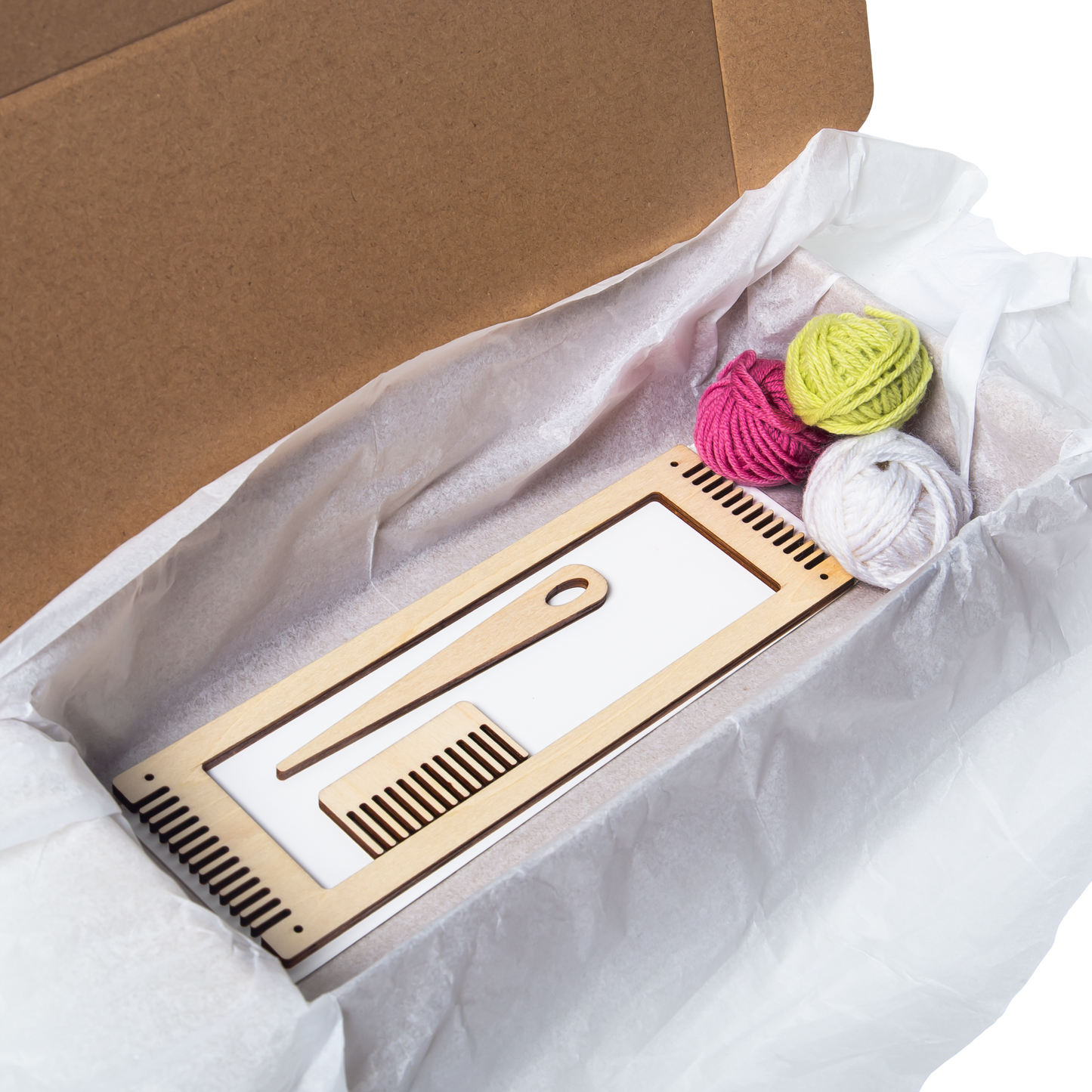 Bookmark Weaving Loom with Yarn