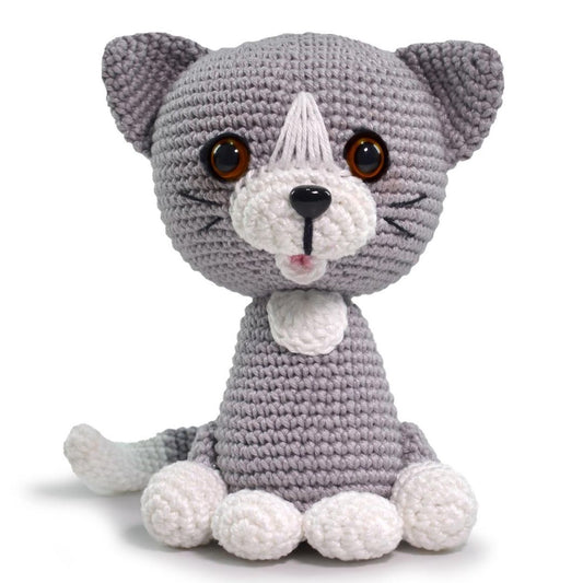 The Good Yarn Amigurumi Crochet kit Persian cat
