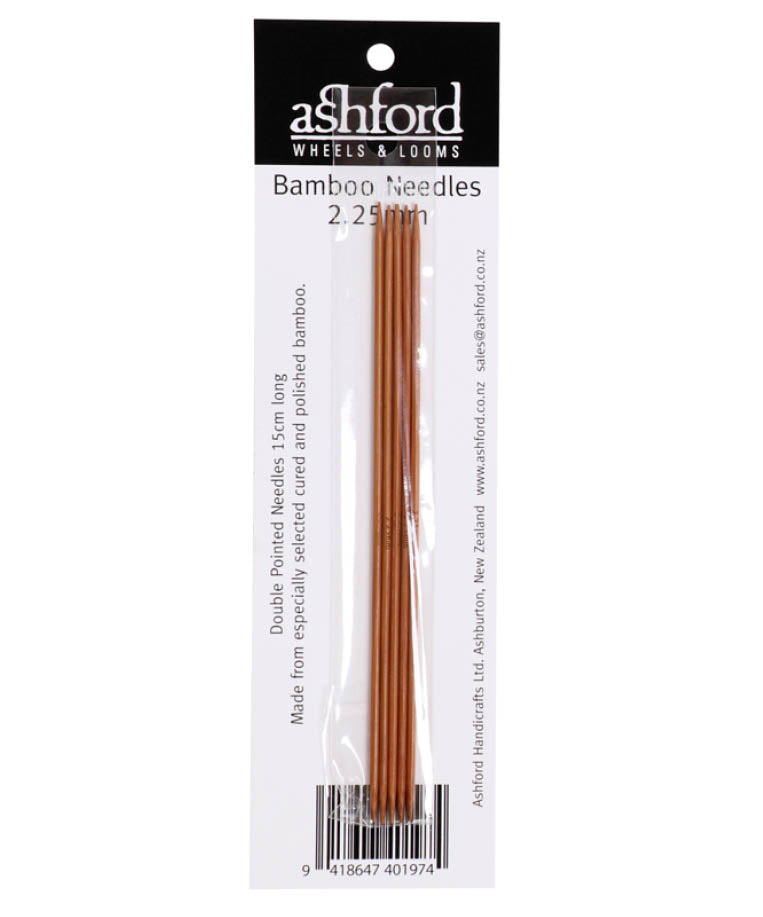 Ashford Bamboo Double Pointed Knitting Needles