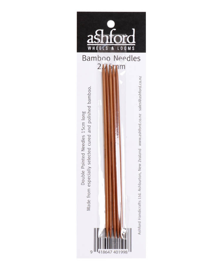 Ashford Bamboo Double Pointed Knitting Needles