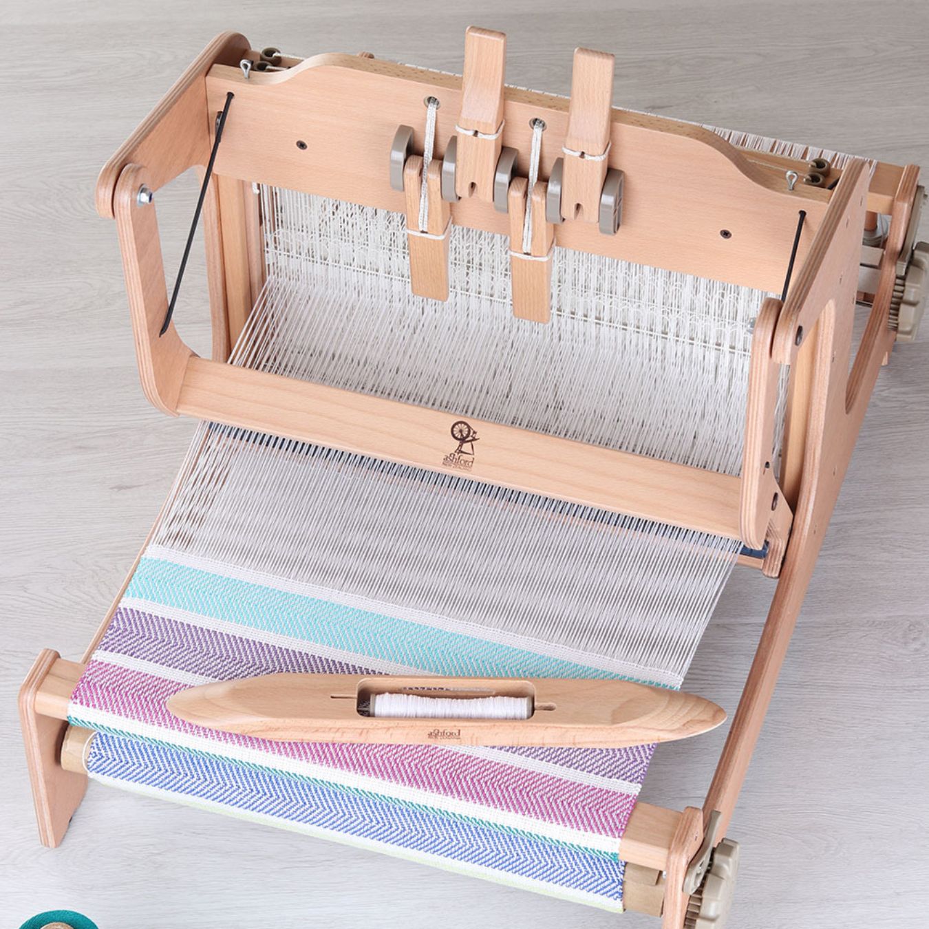 The Good Yarn Ashford Brooklyn Four Shaft Weaving Loom Multishaft with shuttle
