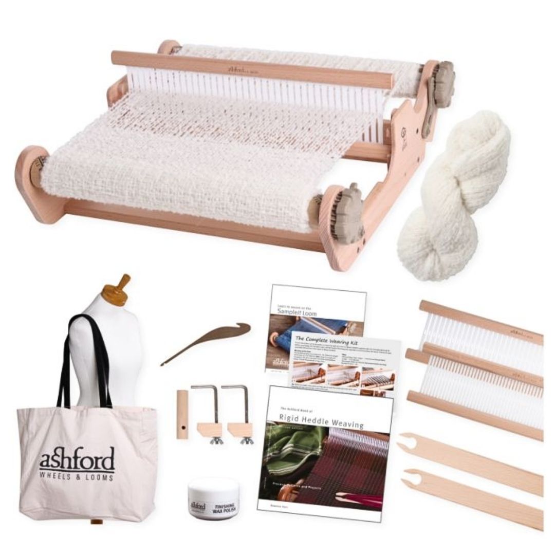 The Good Yarn Ashford Complete Weaving Kit Sampleit Rigid Heddle Loom