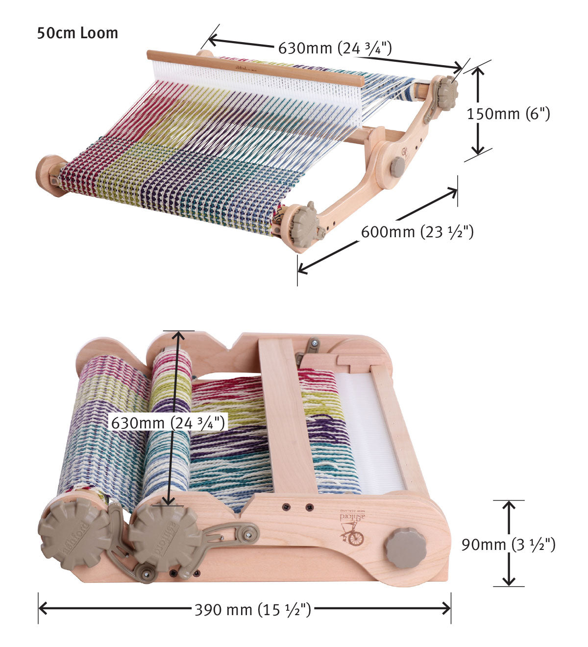 Weaving Kit - 50cm Ashford Knitters Loom