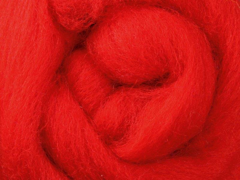 Corriedale Dyed Sliver - 100gm Bag