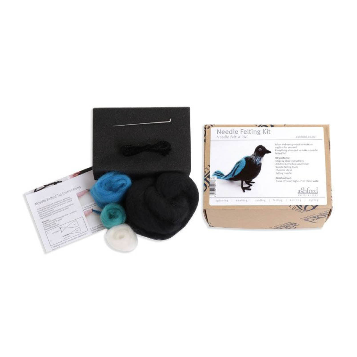 The Good Yarn Needle Felting Beginner Kit Tui