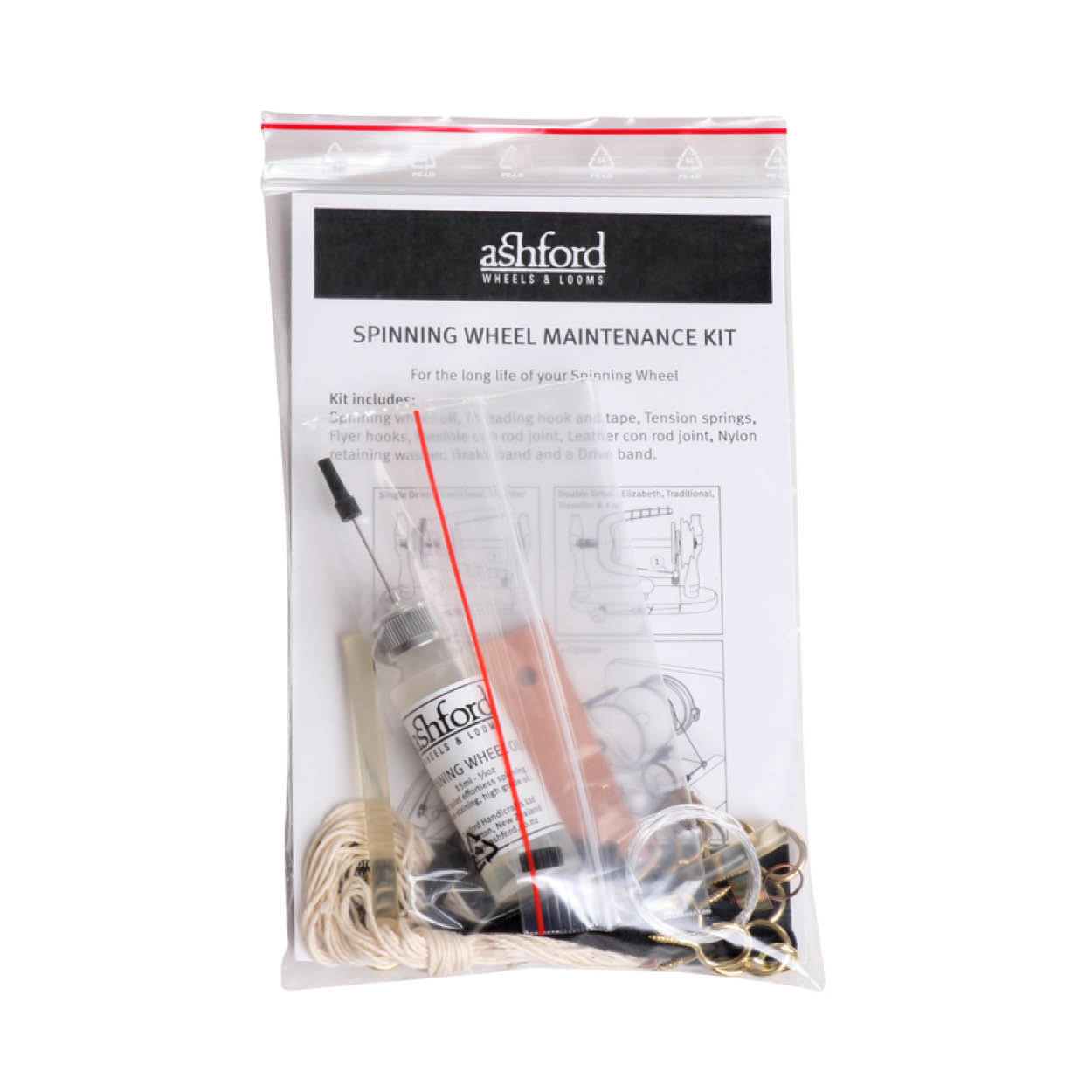 The Good Yarn Ashford Parts Maintenance Kit MK Pack