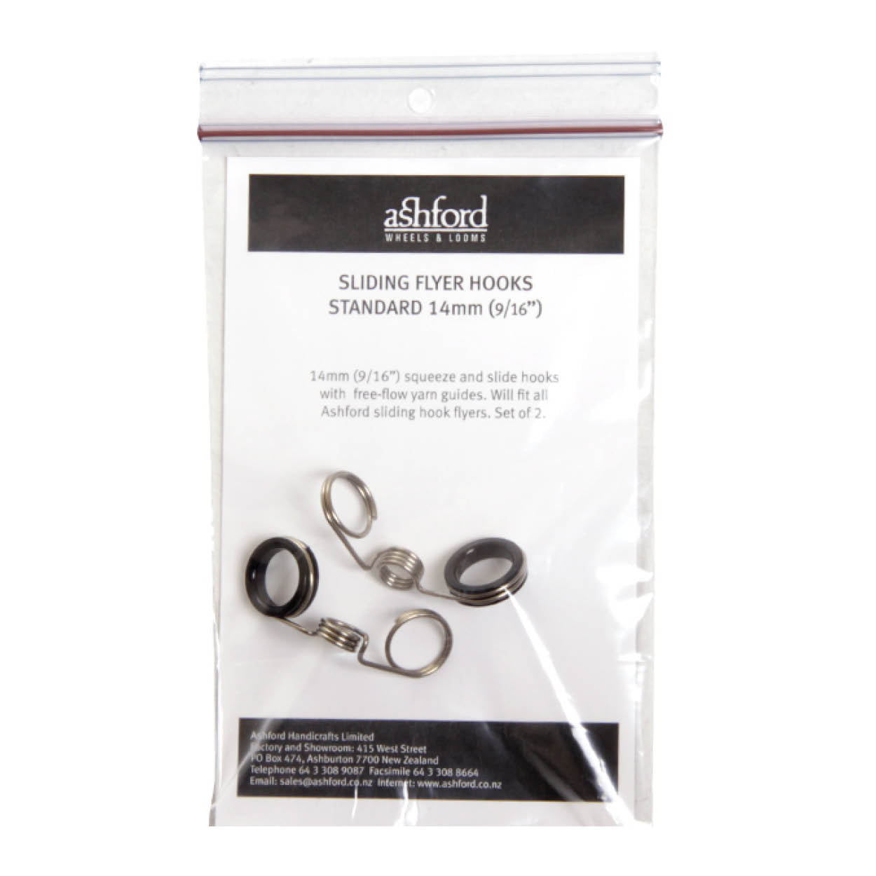 The Good Yarn Ashford Australia spinning wheel sliding flyer hooks standard