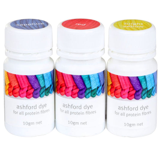 The Good Yarn Ashford Wool Dye Primary Colours