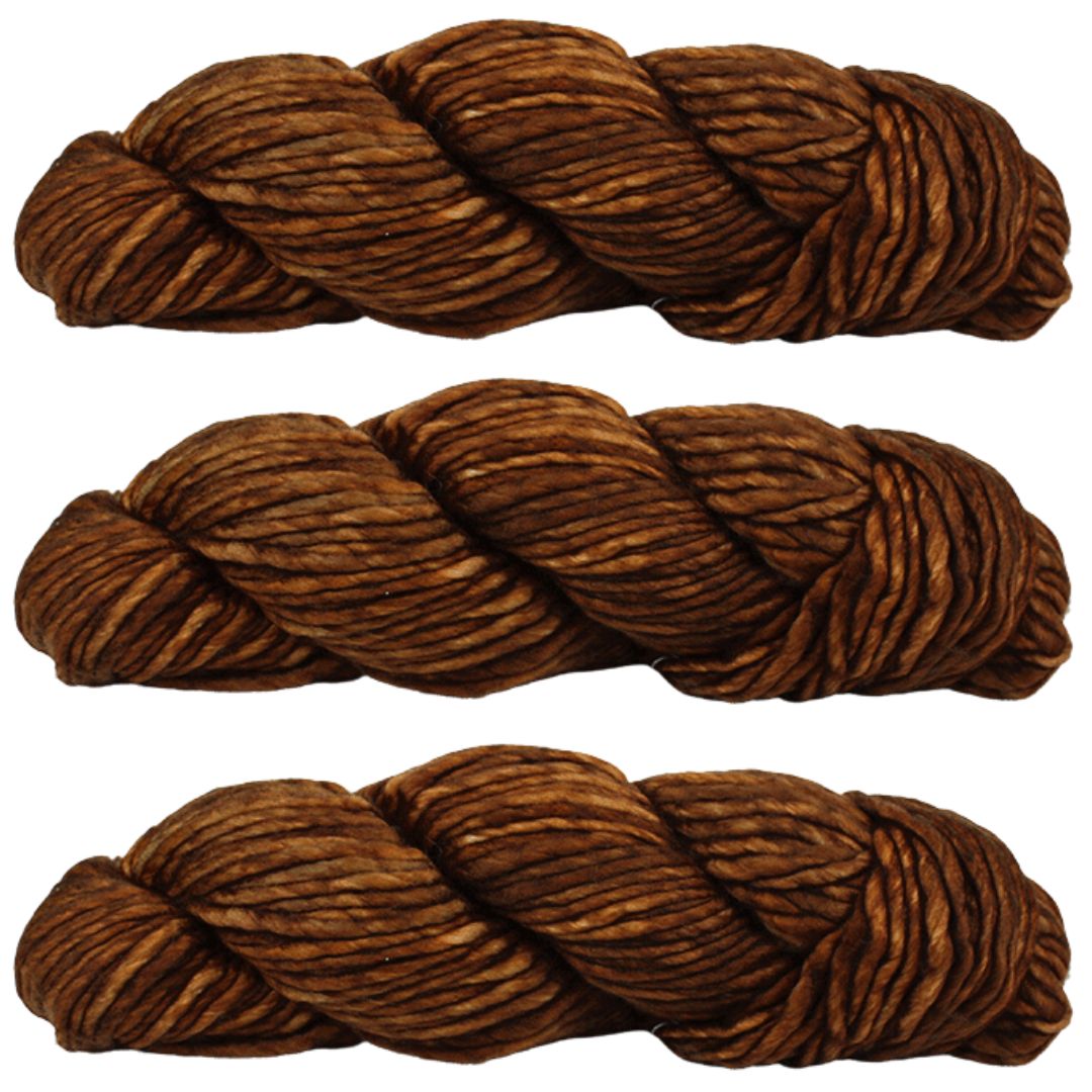 The Good Yarn Bulky Australian Merino Yarn - Raw Siena Brown Rust