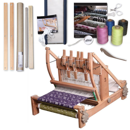 The Good Yarn Eight shaft kit 60cm cottons bok raddle kit warp sticks