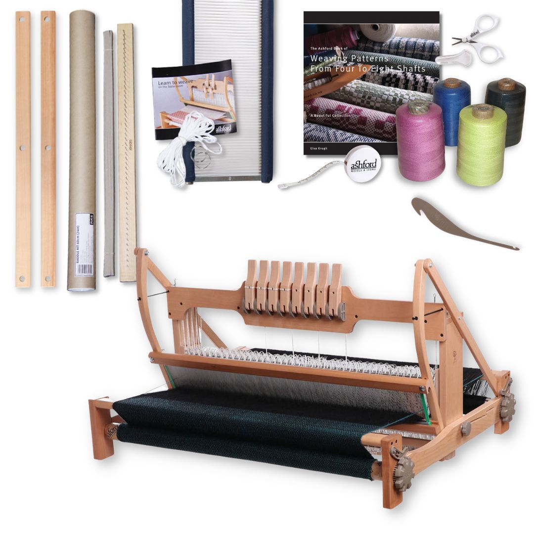 The Good Yarn Eight shaft table weaving loom kit 80cm