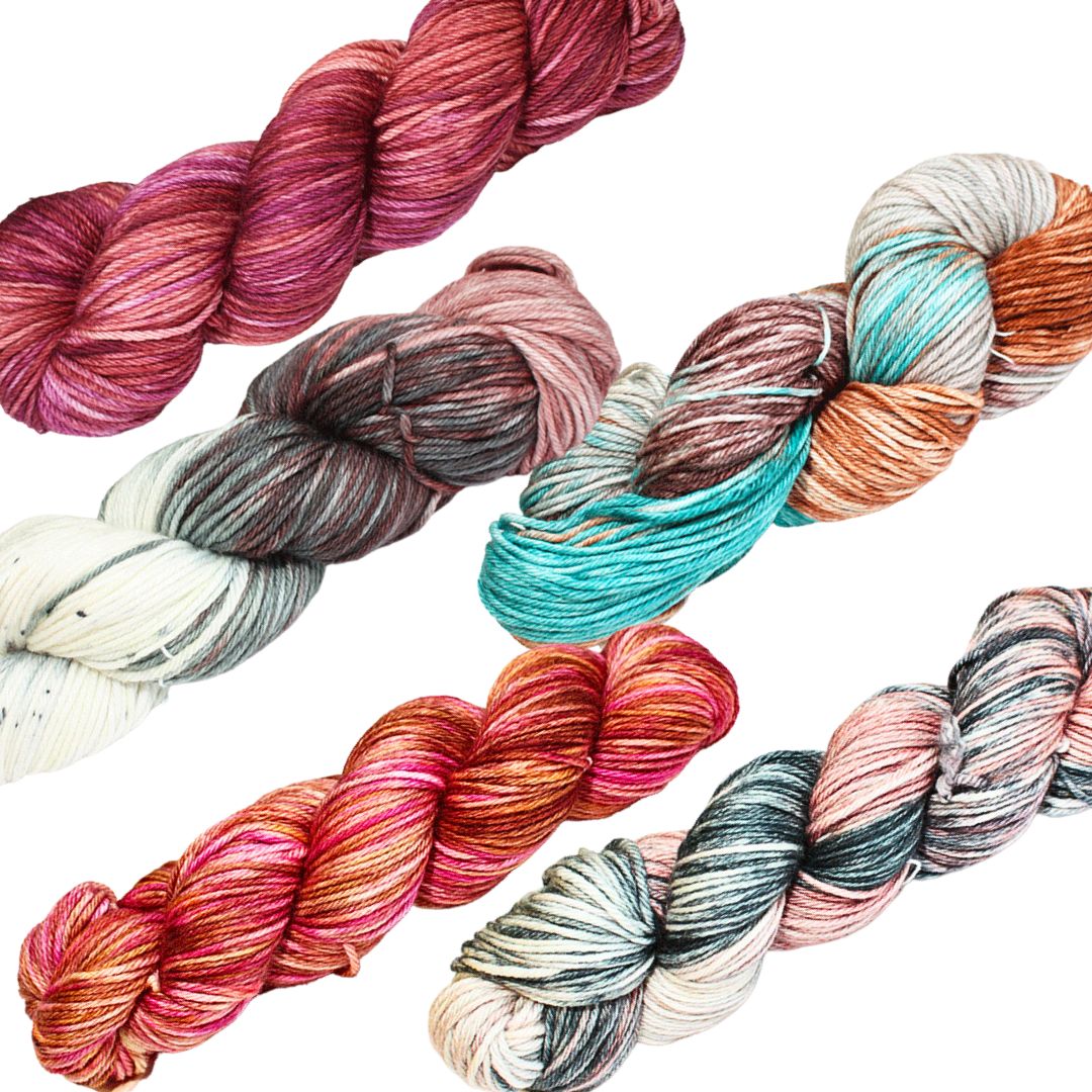 The Good Yarn Fiori DK IV Hand Dyed 8 Ply Australian Merino Wool