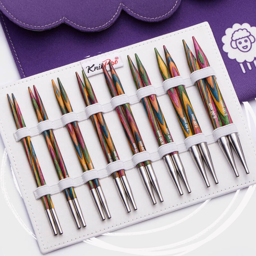 The Good Yarn KnitPro SYMFONIE DELUXE INTERCHANGEABLE CIRCULAR NEEDLE SET Sizes