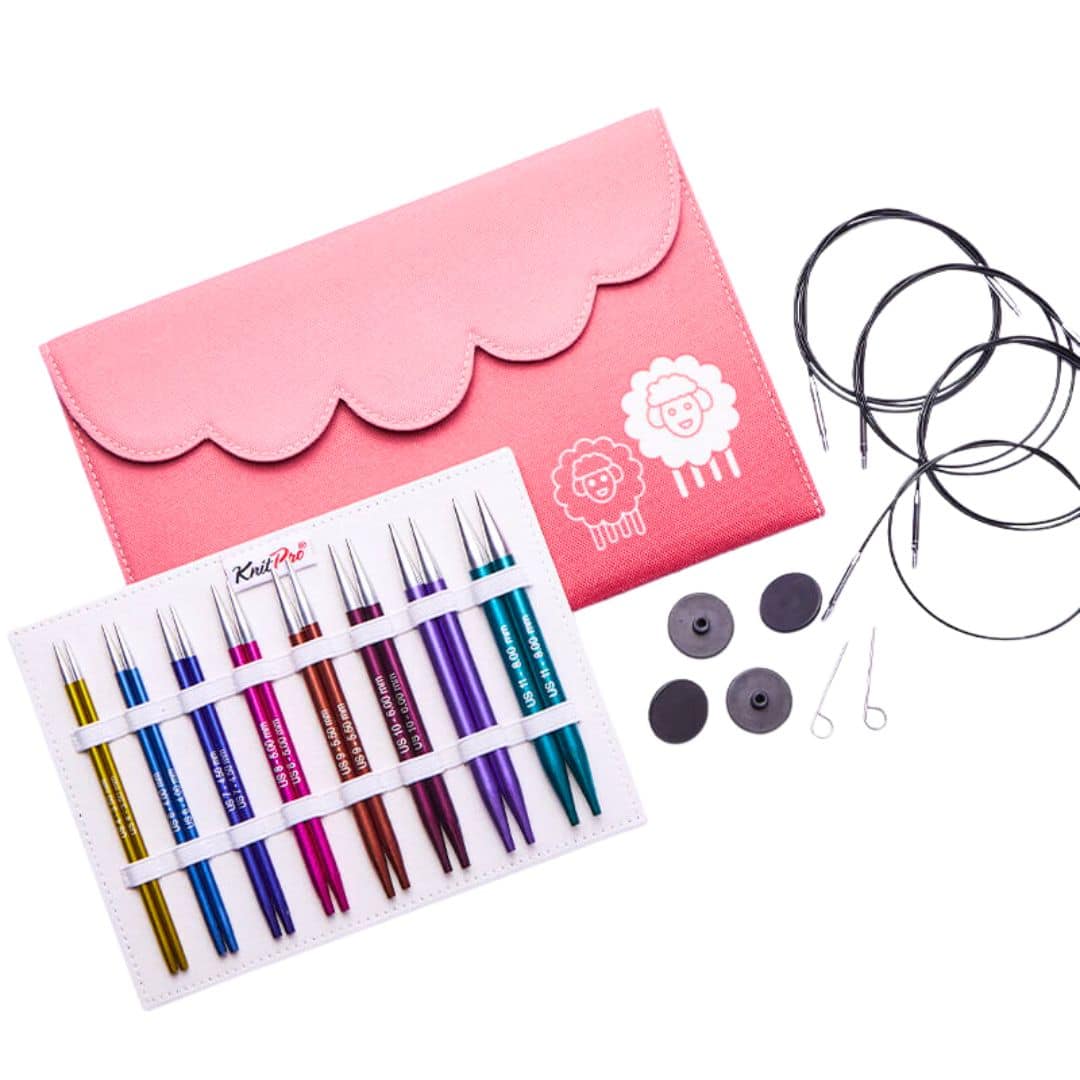 The Good Yarn KnitPro Zing Interchangeable knitting needles deluxe Set