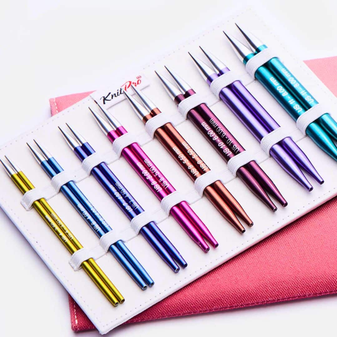 The Good Yarn KnitPro Zing Interchangeable knitting needles Set sizes