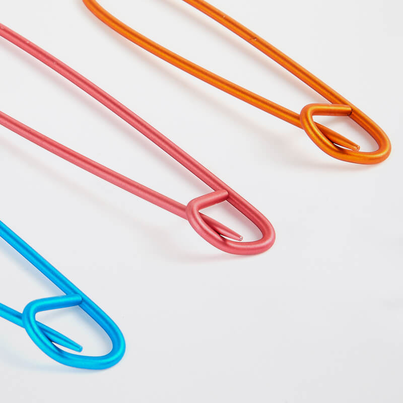 The Good Yarn Knitpro aluminium stitch holder close up colours
