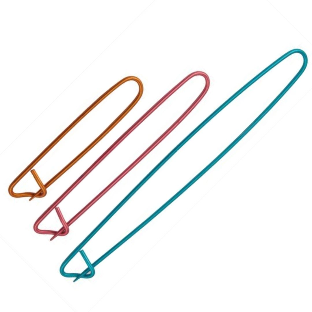 The Good Yarn Knitpro aluminium stitch holder set of 3