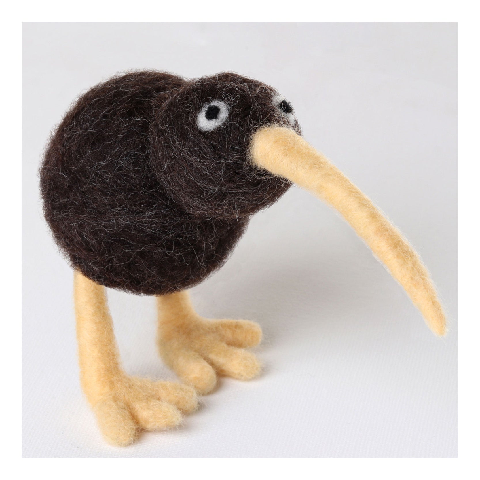The Good Yarn Needle Felting Beginner Kit Kiwi finished