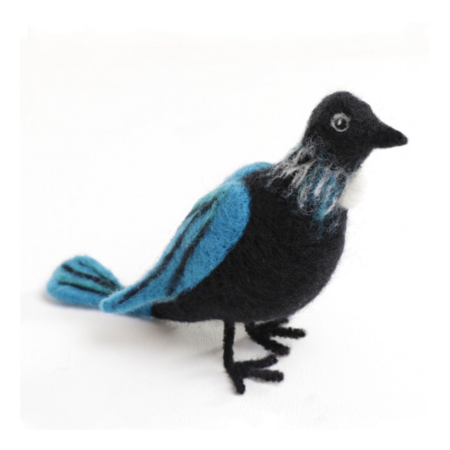 The Good Yarn Needle Felting Beginner Kit Tui finished