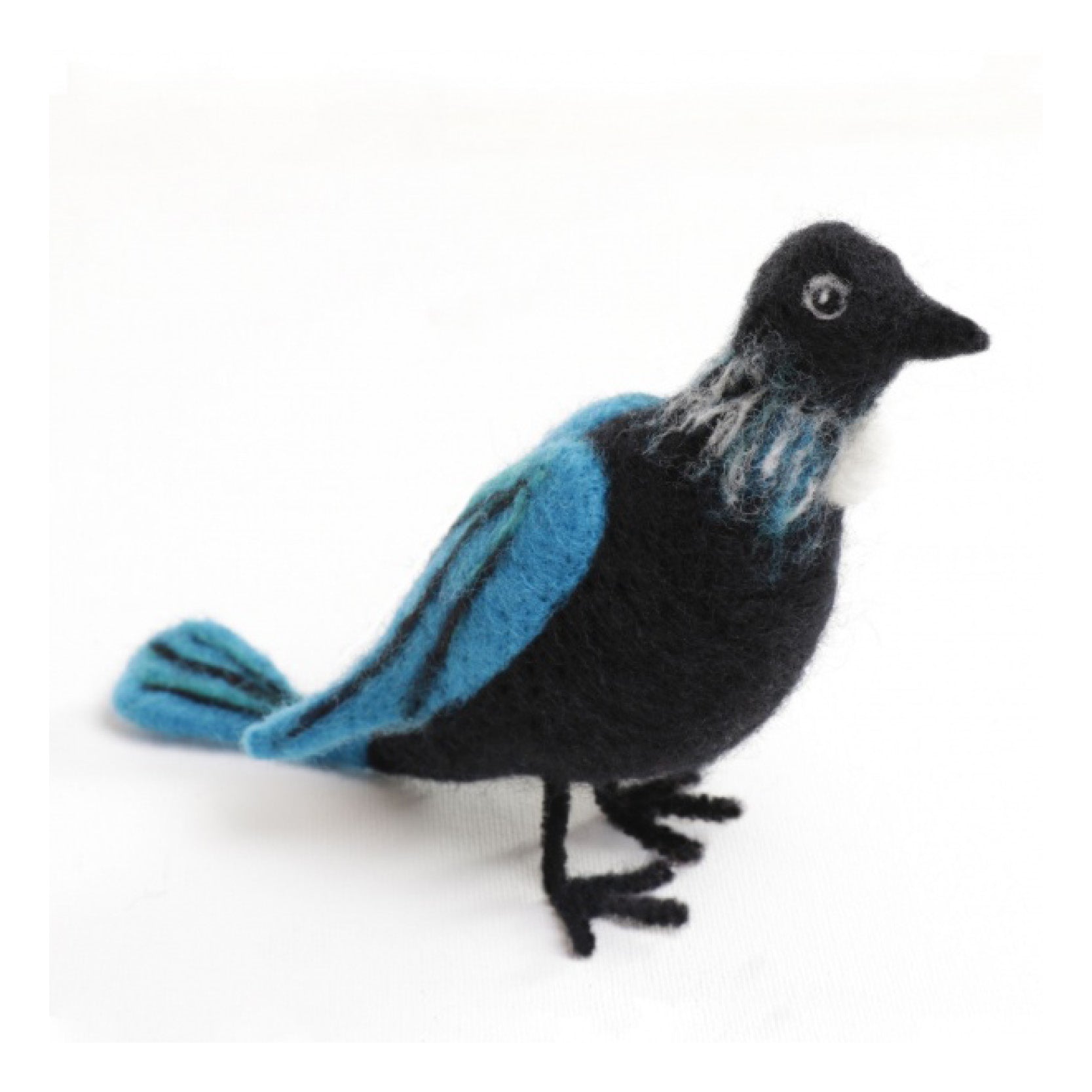 The Good Yarn Needle Felting Beginner Kit Tui finished