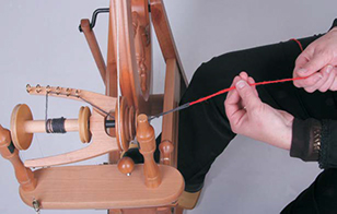The Good Yarn Spinning Wool Learn to Spin Flyer Bobbin treadle
