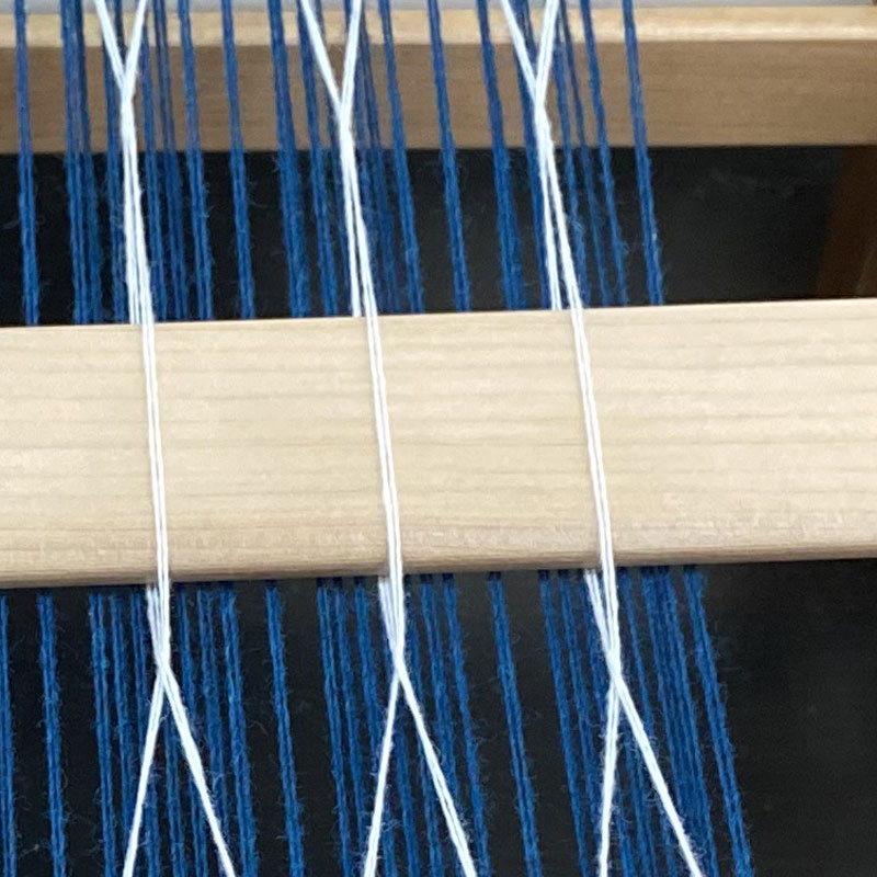 The Good Yarn Leno Lace on The Rigid Heddle Weaving Loom with Pick Up Sticks