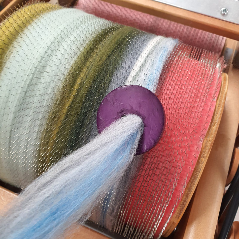 The good yarn drum carder dizzing and carding woollen fibre