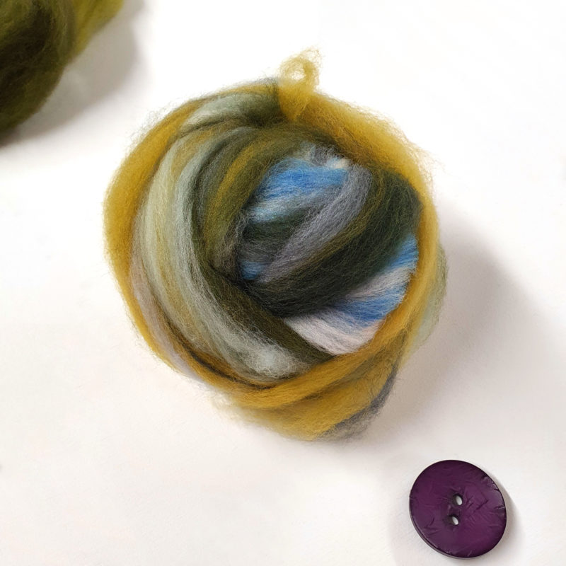 The good yarn carder wool fibre