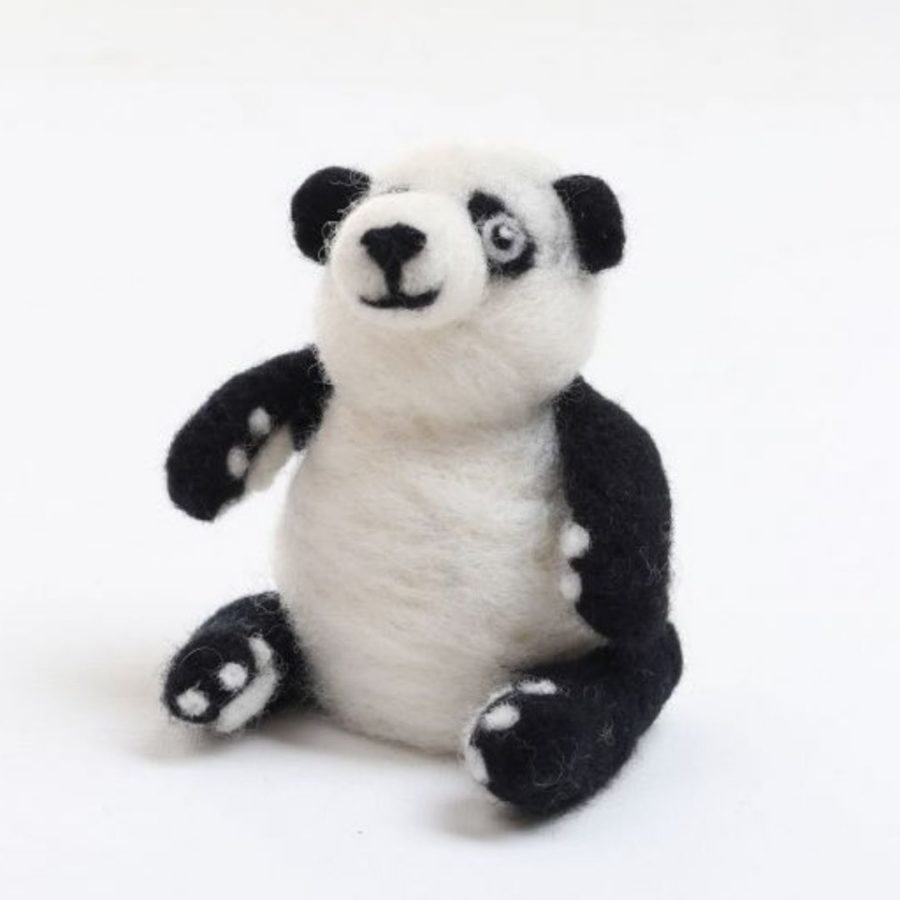 The Good Yarn Needle Felting Kit Australia Panda 2