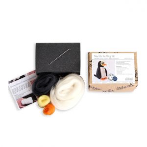 The Good Yarn Needle Felting Beginner Kit Penguin box