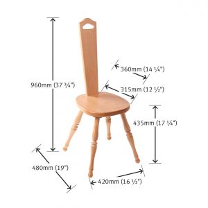 The Good Yarn Ashford Australia spinning wheel chair dimensions