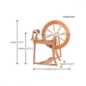 The Good Yarn Ashford Australia spinning wheel traditional dimensions