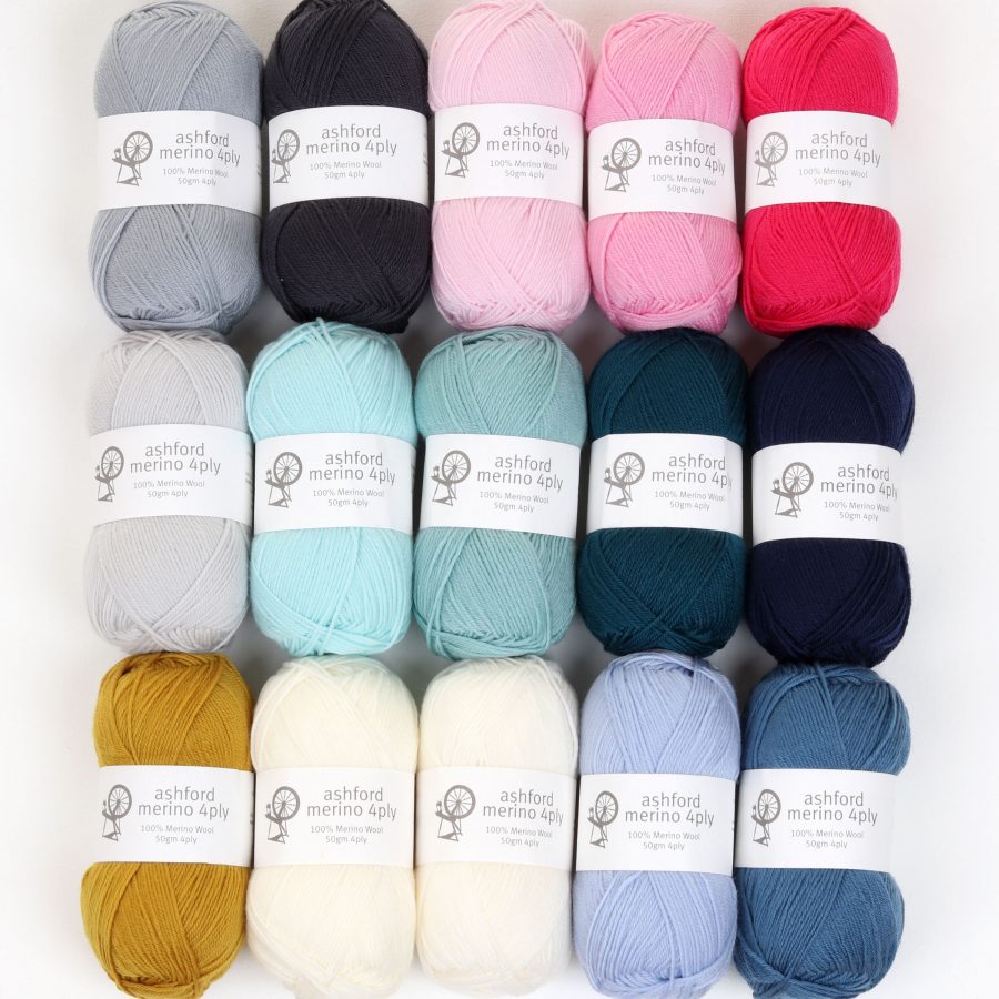 The Good Yarn Merino Wool Ashford-4ply knitting crochet