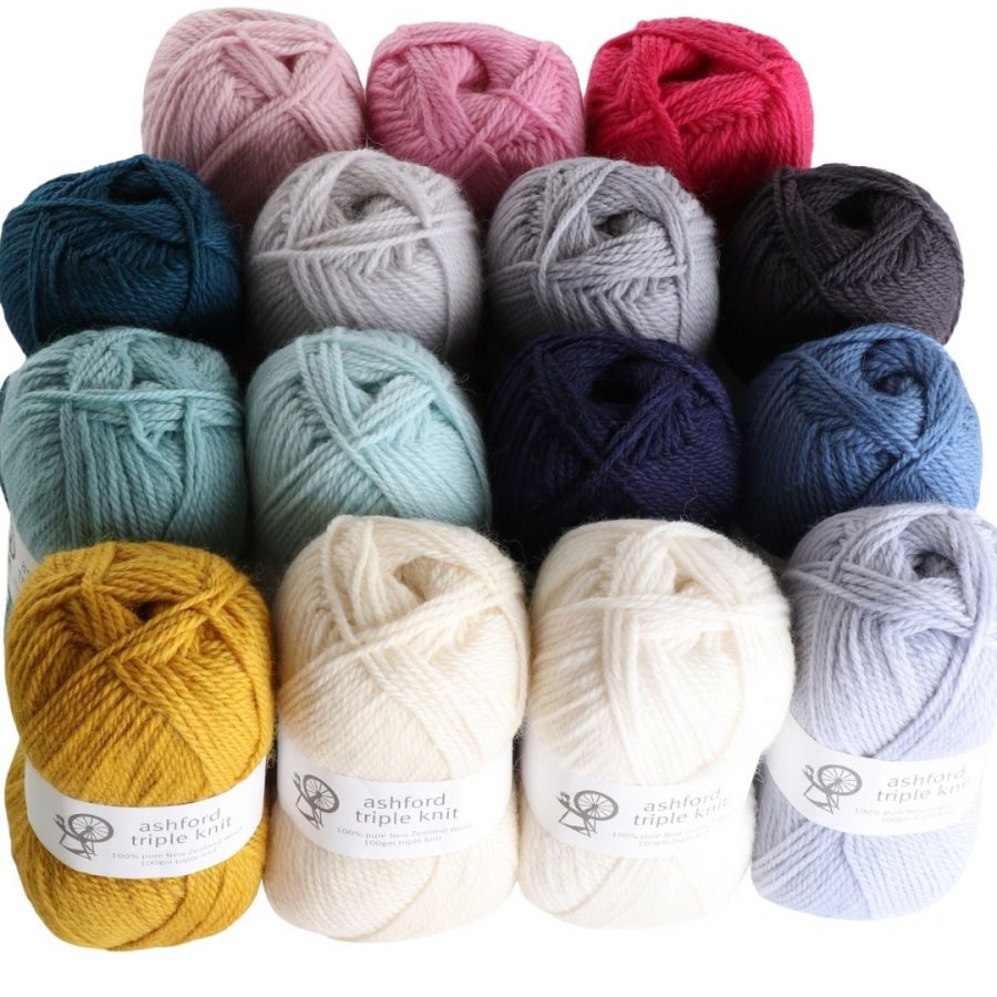 The Good Yarn Ashford Tripe Knit 12 Ply Wool