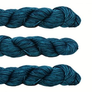 The Good Yarn - Hand Dyed Sock YArn Fiori Turkish Blue