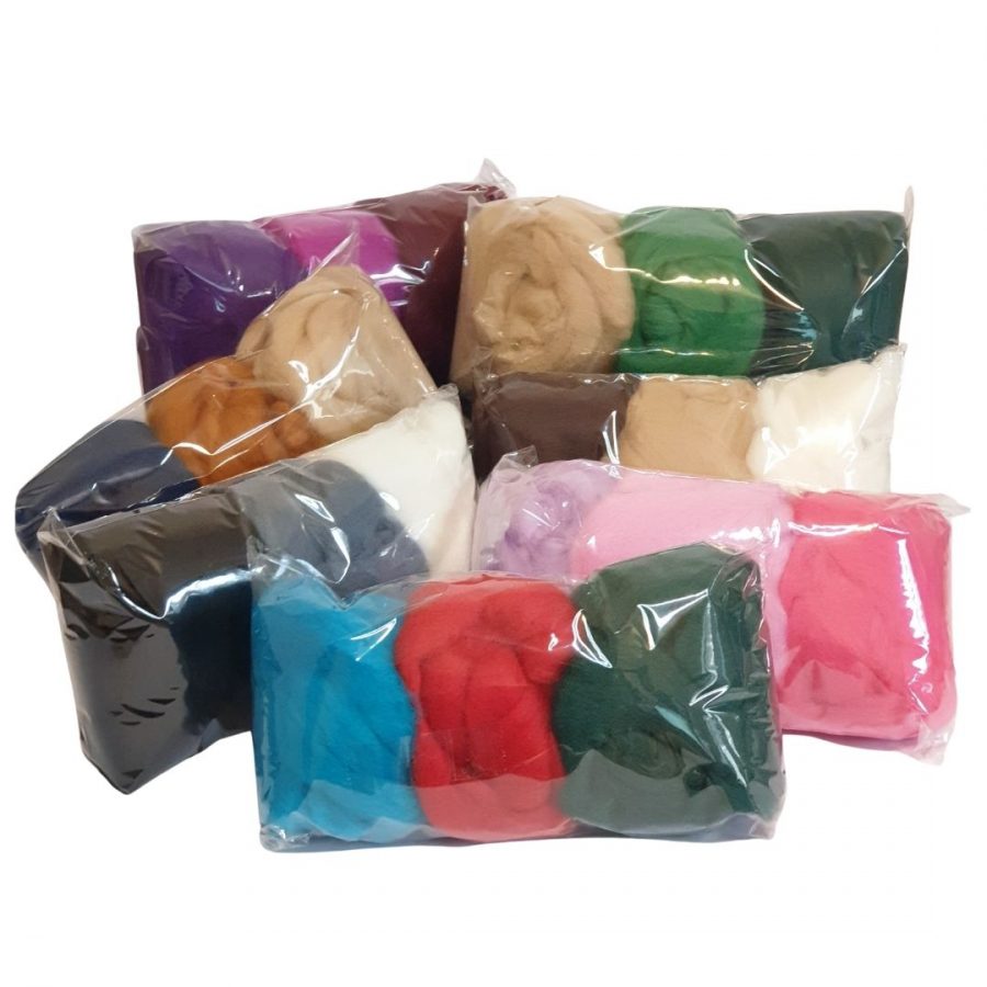 The Good Yarn three colour merino packs in multi colours