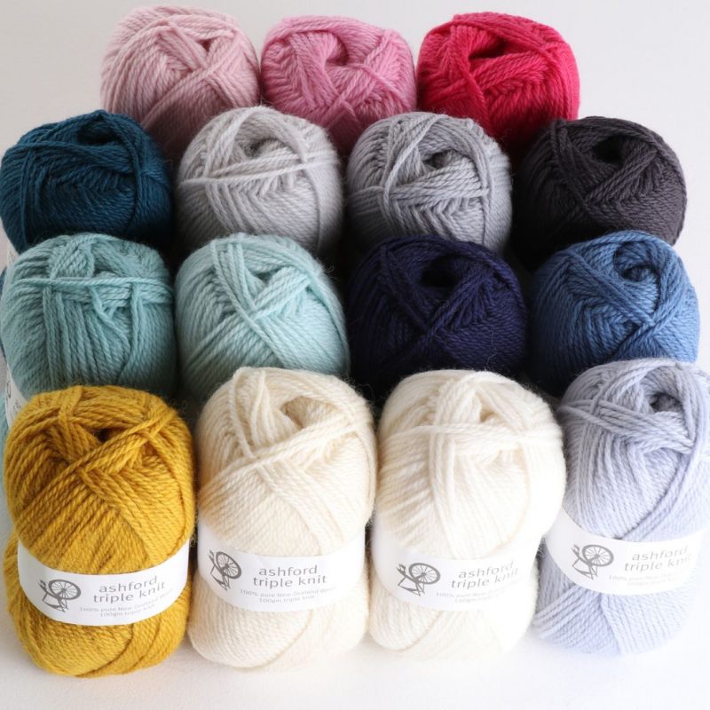 The Good Yarn Triple Knit 12 Ply Yarn Wool Colour ragne
