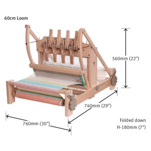 The Good Yarn Eight shaft table weaving loom kit 80cm dimensions