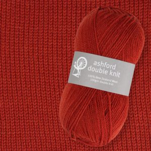 The Good Yarn Ashford Double Knit DK wool ball plus knitted chestnut knitting weaving crochet