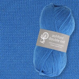 The Good Yarn Ashford Double Knit DK wool ball plus knitted cornflower knitting weaving crochet