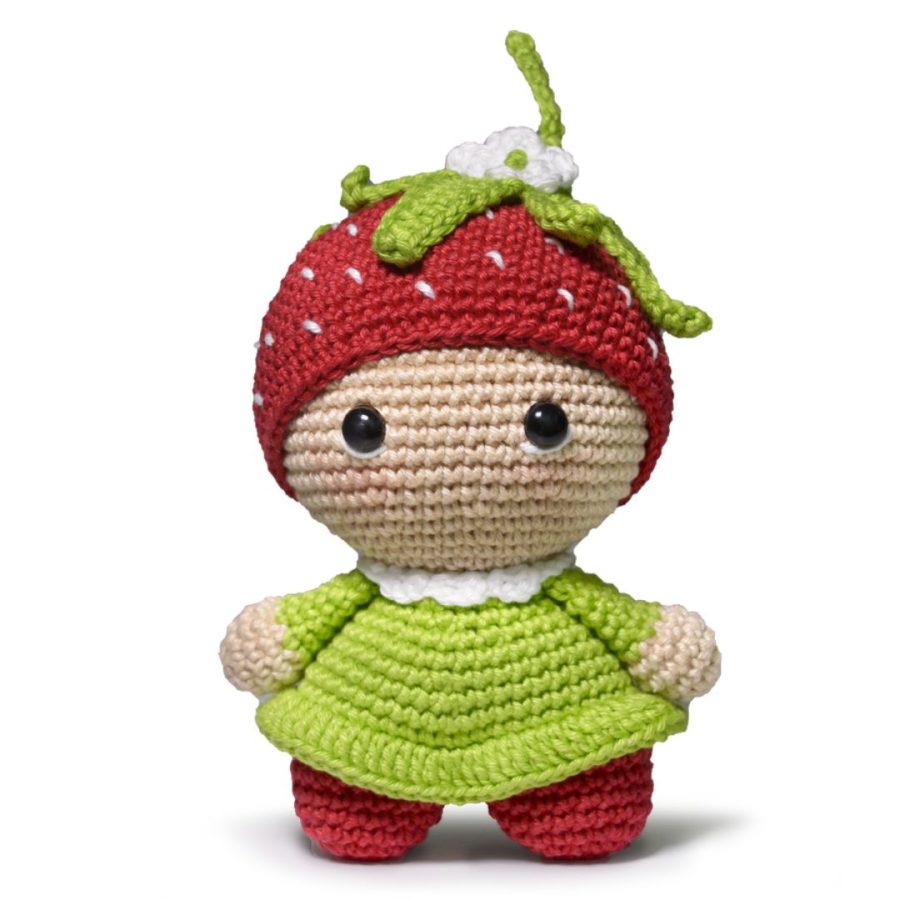 The Good Yarn Amigurumi Crochet kit Too cute Strawberry